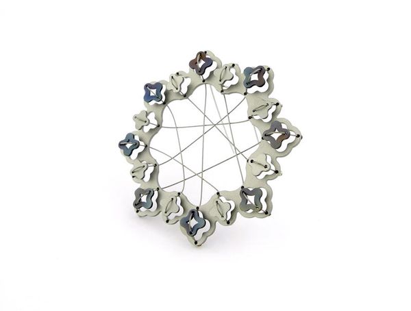 Icy Lines - brooch