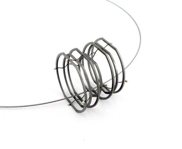Point Line Plane Pendant XI