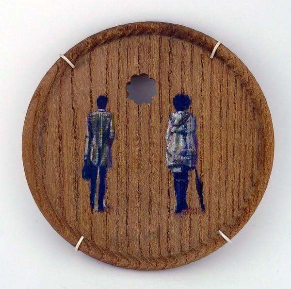 Thought Puddle Void - brooch