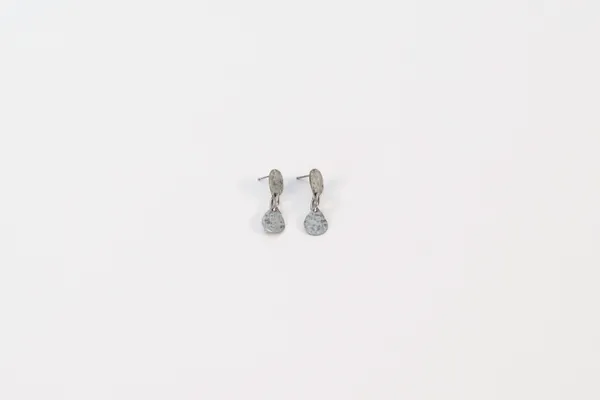 Juukan Tears Offcuts - Drop Earrings - single joining ring 1