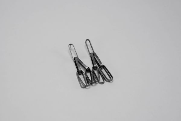 Sweeper Blade 3 Tier Earrings - profile