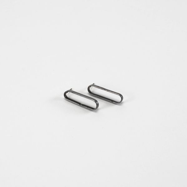 Sweeper Blade Single Link Earrings - profile