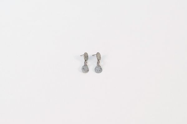 Juukan Tears Offcuts - Drop Earrings - single joining ring 1