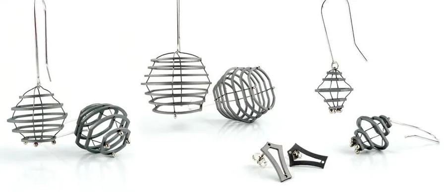 Point Line Plane Earrings — image 1 of 2